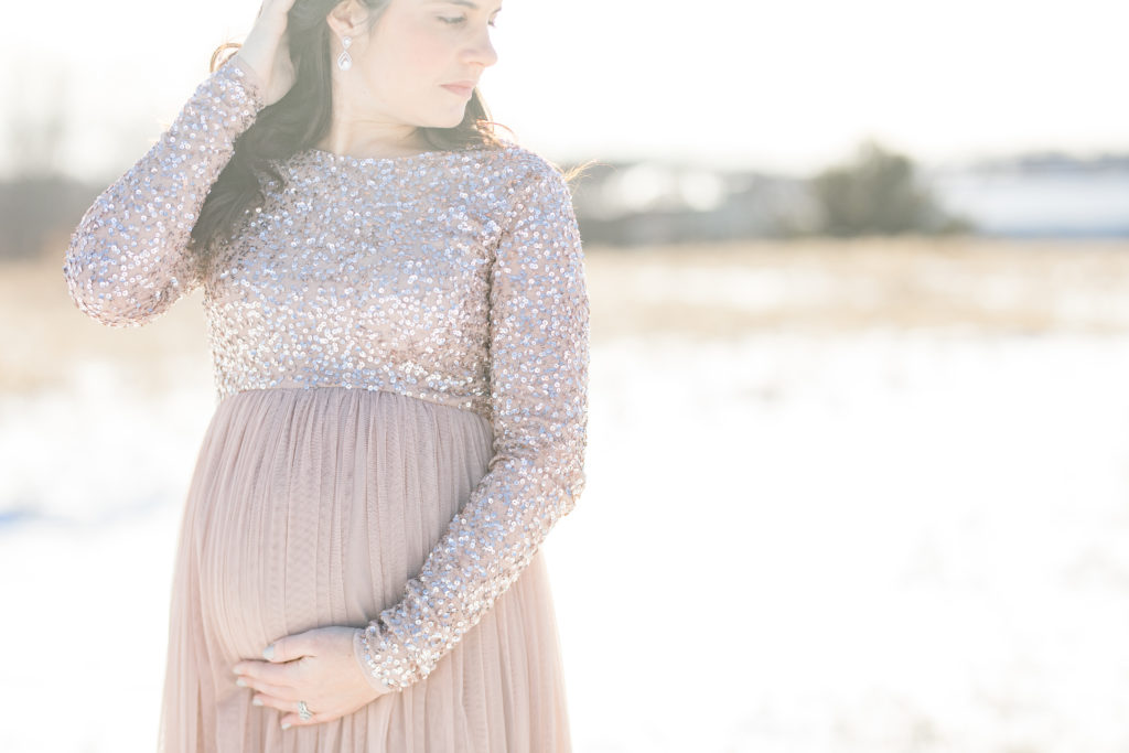 Baby belly in Maternity Portrait Session photos