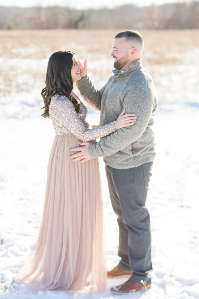 Pittsburgh Mom and Dad to be in Maternity Portrait Session