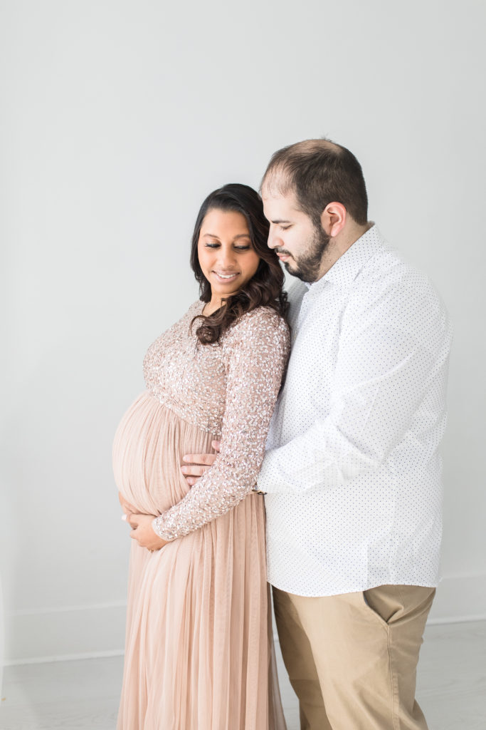 maternity session in the studio pittsburgh