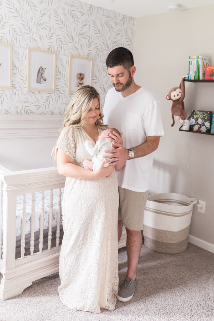 lifestyle newborn session in pittsburgh
